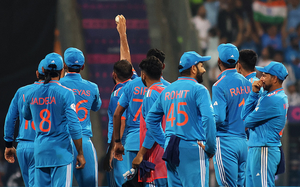 Men’s ODI WC: Shami 5-18 After Gill, Kohli, Iyer Fifties Help India Beat Sri Lanka; Reach Semis (Ld)