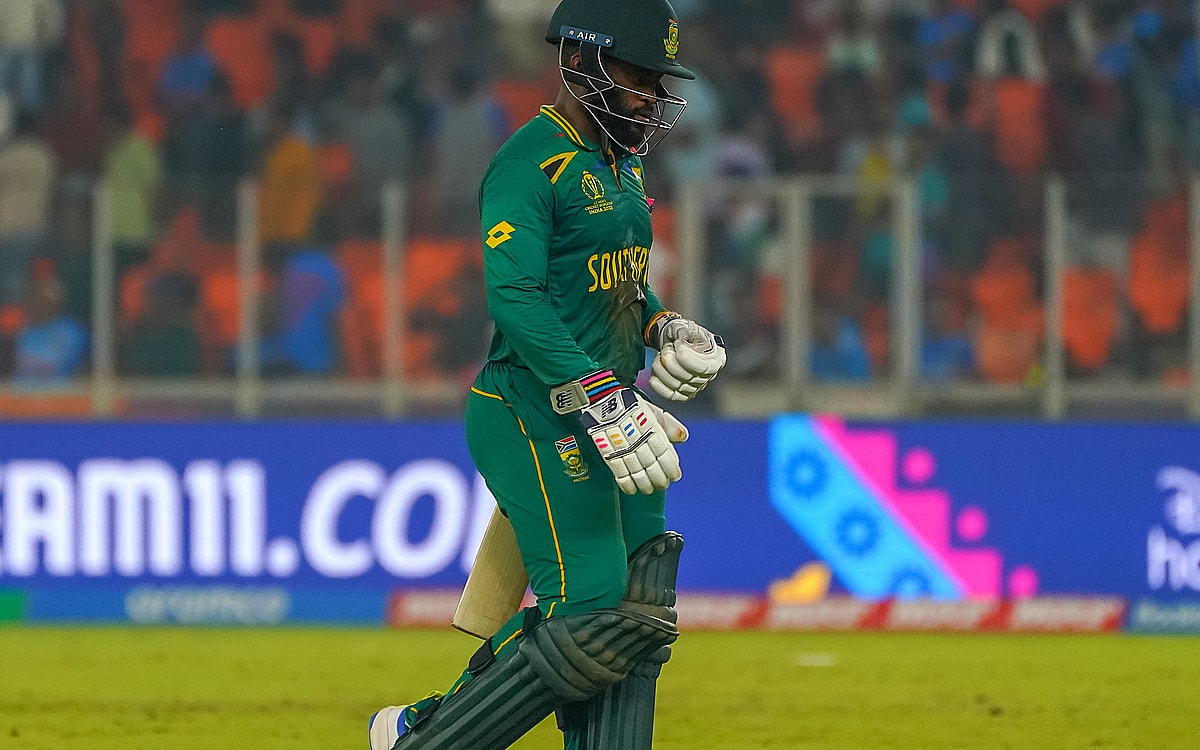 Men’s ODI WC: Temba Bavuma Likely To Be A Doubtful Starter For South Africa’s Semi-final Clash Due To Hamstring Injury