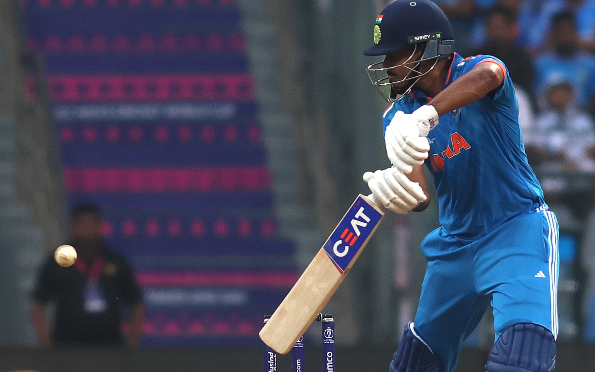 Men's ODI WC: With 56-ball 82, Shreyas Iyer becomes third fastest Indian batter to score 2000-run in