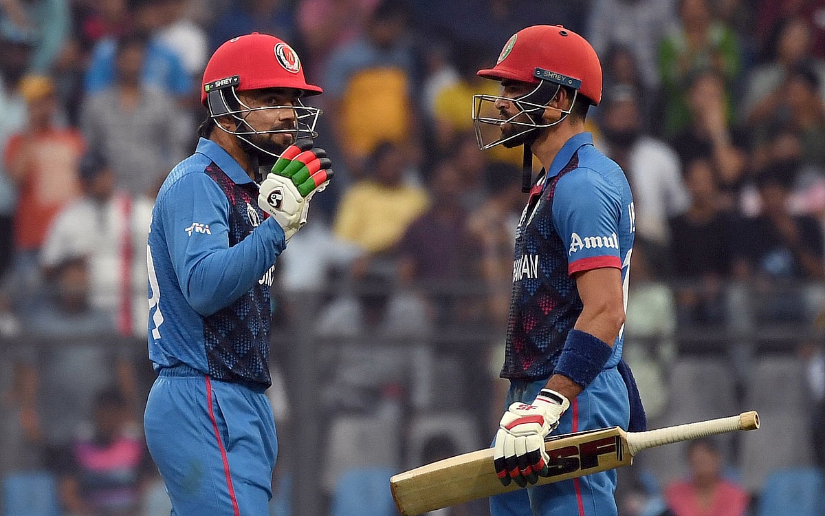 Men's ODI WC: Zadran's 129*, Rashid Khan's lusty blows help Afghans reach 291/5 against Australia