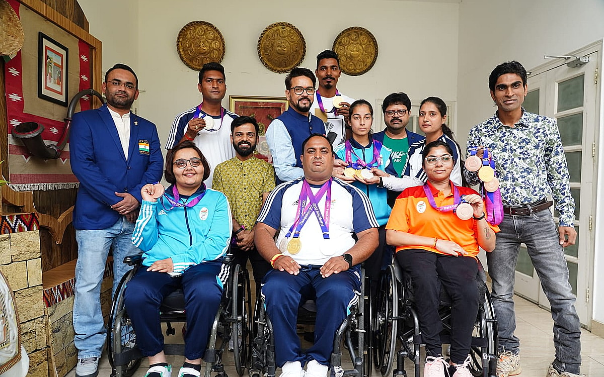 Para Asian Games: Anurag Thakur Lauds Efforts Of All Para-athletes