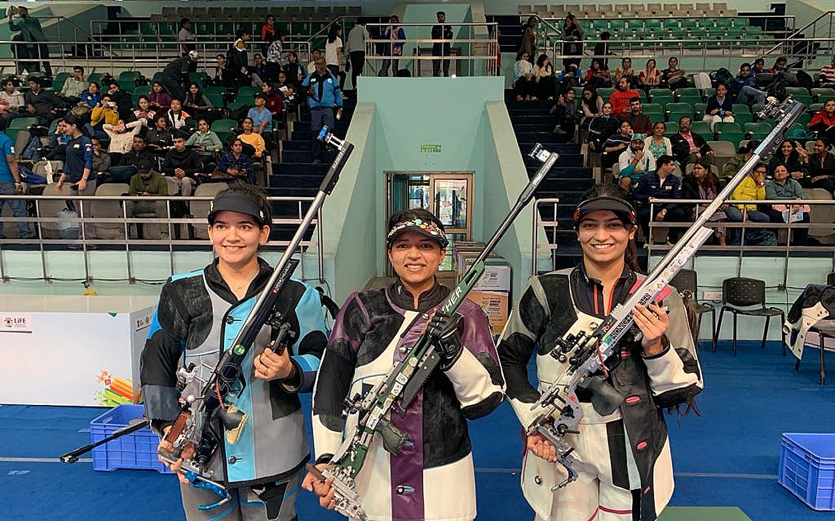 Shooter Sift Kaur Wins Back To Back 3P Nationals