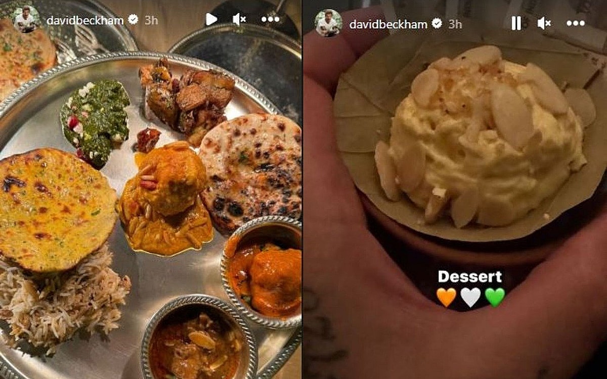 'Wow I love India': David Beckham dives into India's culinary delights, shares pics