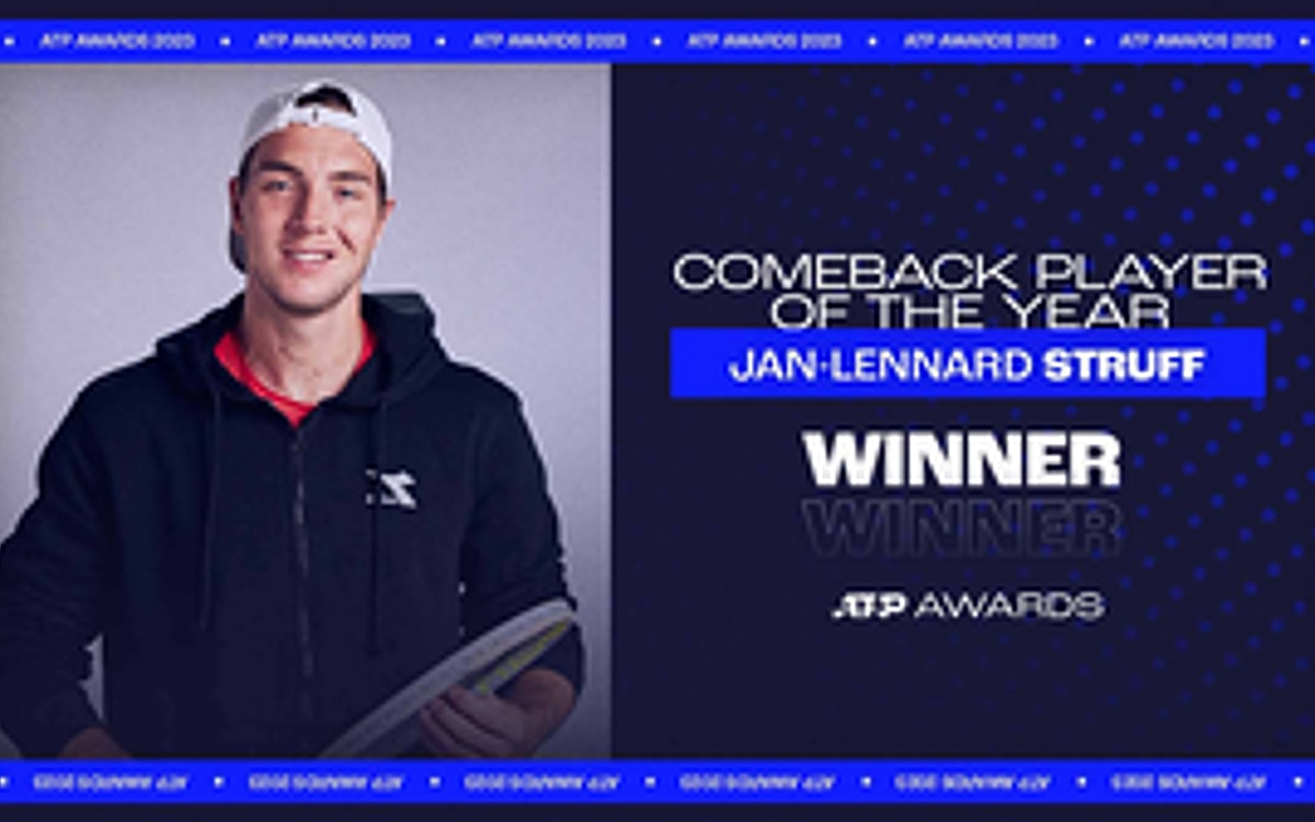 ATP Awards: Jan-Lennard Struff Wins Comeback Player Of The Year