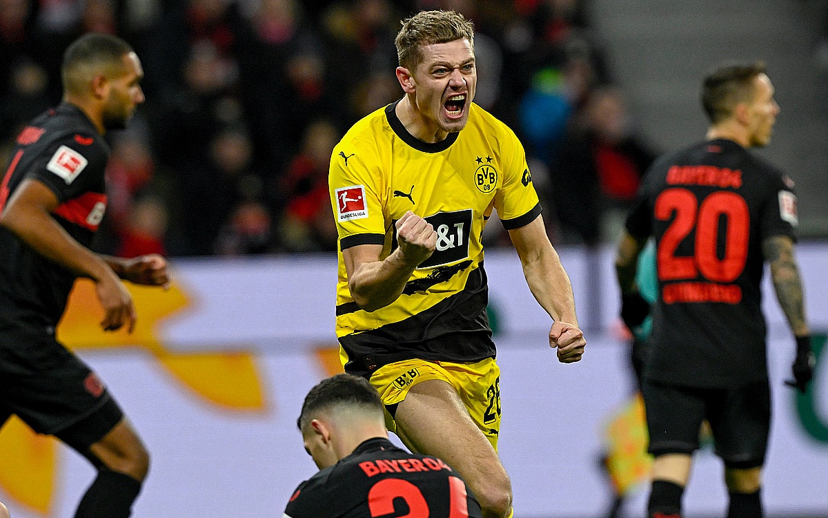 Dortmund Hold Leaders Leverkusen In Bundesliga