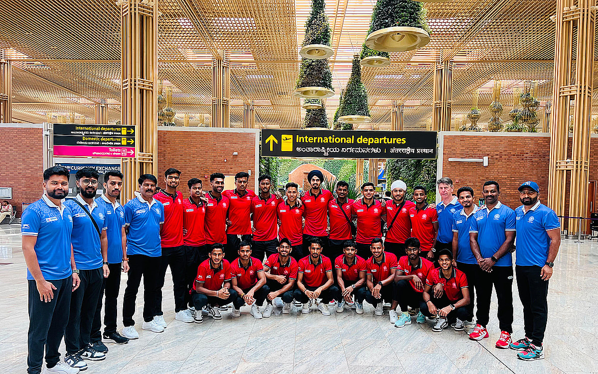 Indian Jr Men’s Hockey Team Leaves For FIH World Cup 2023