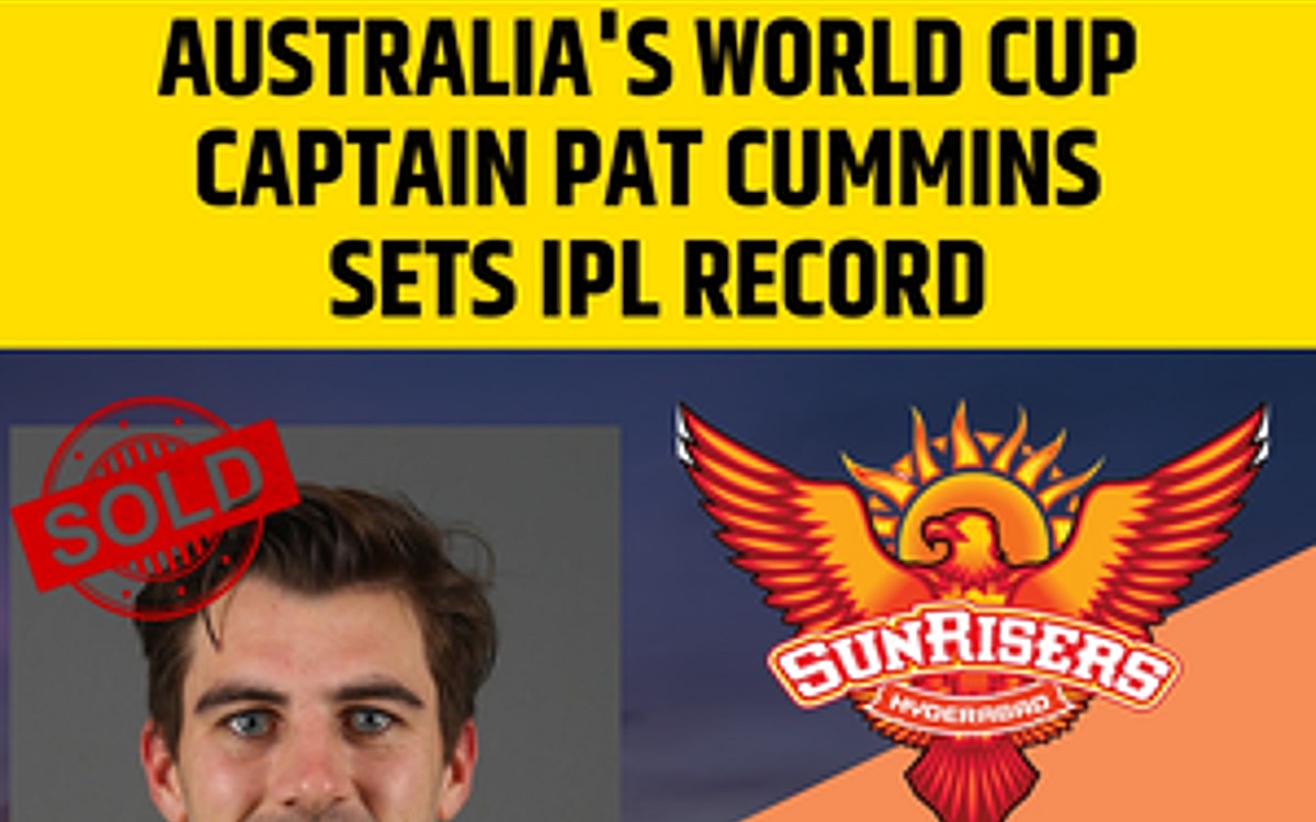 IPL Auction 2024: Australia Captain Pat Cummins Becomes Most Expensive Player In IPL History