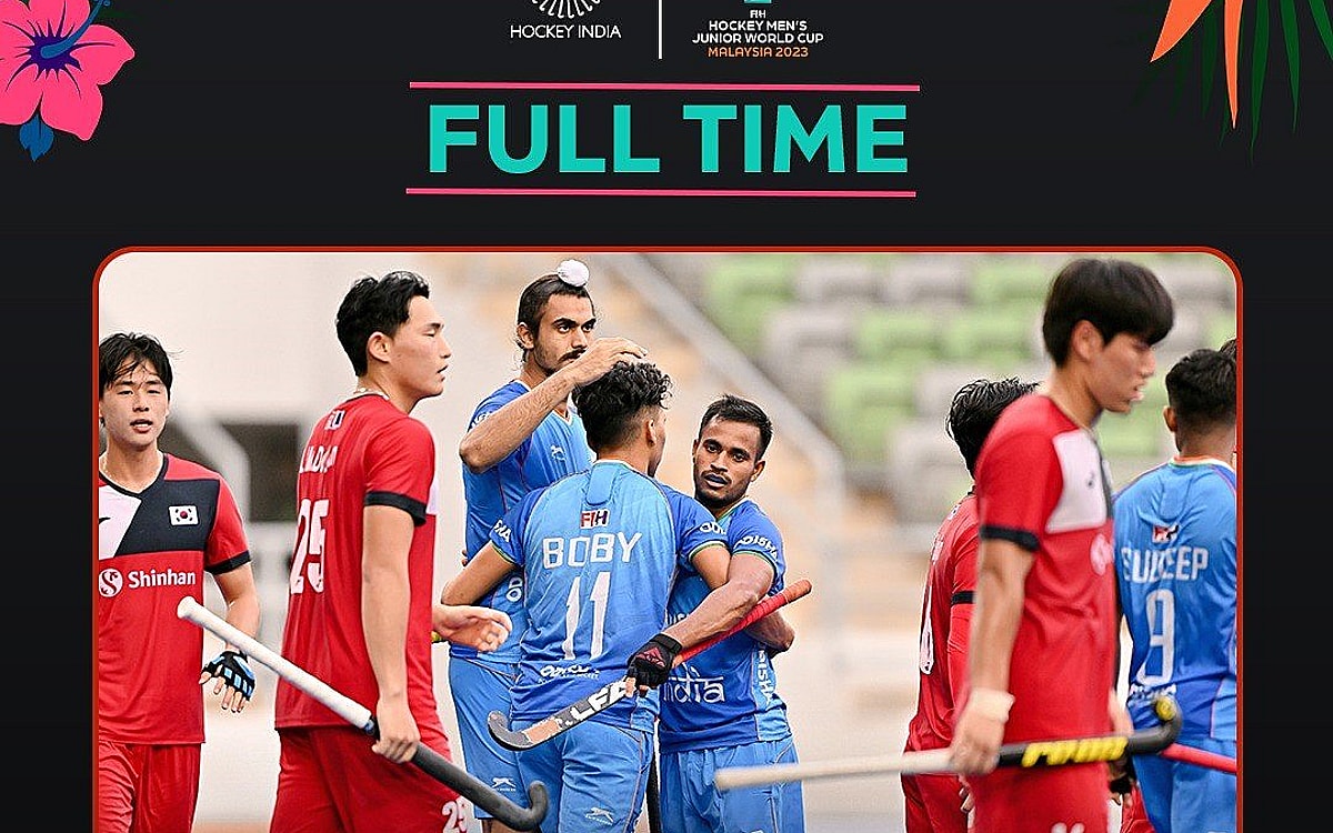 Junior Men’s Hockey WC: Araijeet’s Hat-trick Helps India Beat Korea 4-2 To Start Campaign On A High