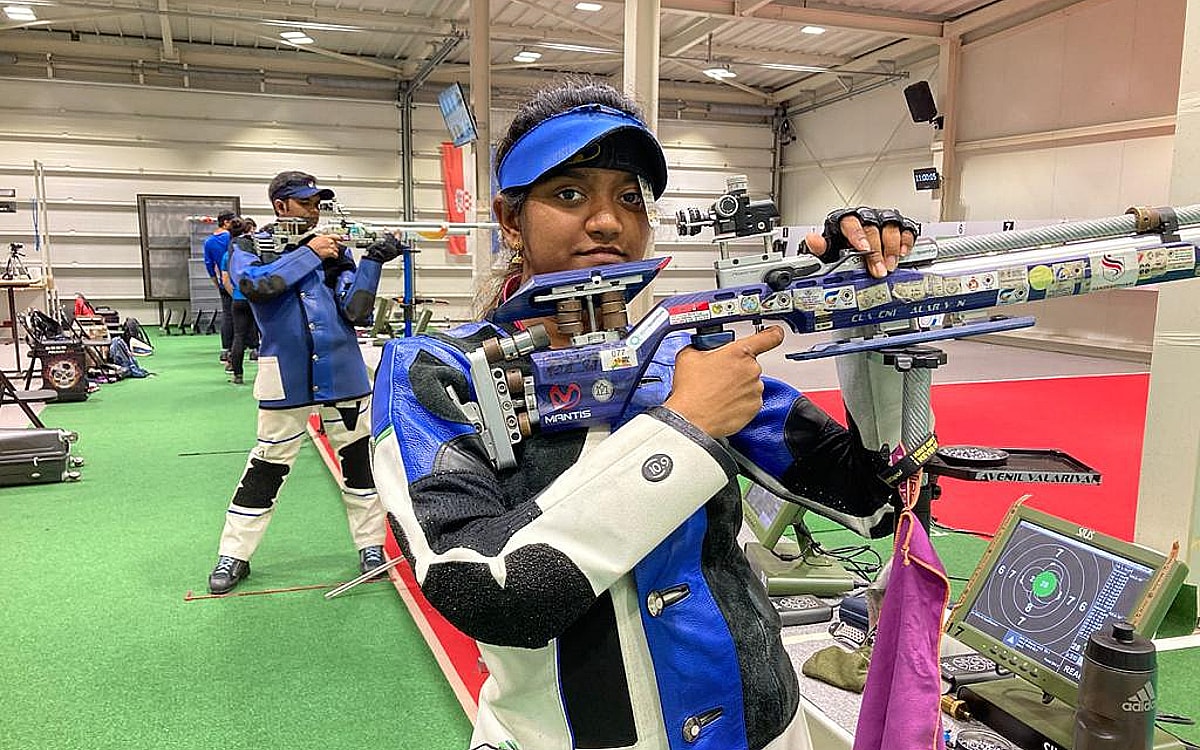 National Shooting C’ships: Elavenil Wins Women’s 10m Air Rifle Gold; Haryana Wins Overall Crown