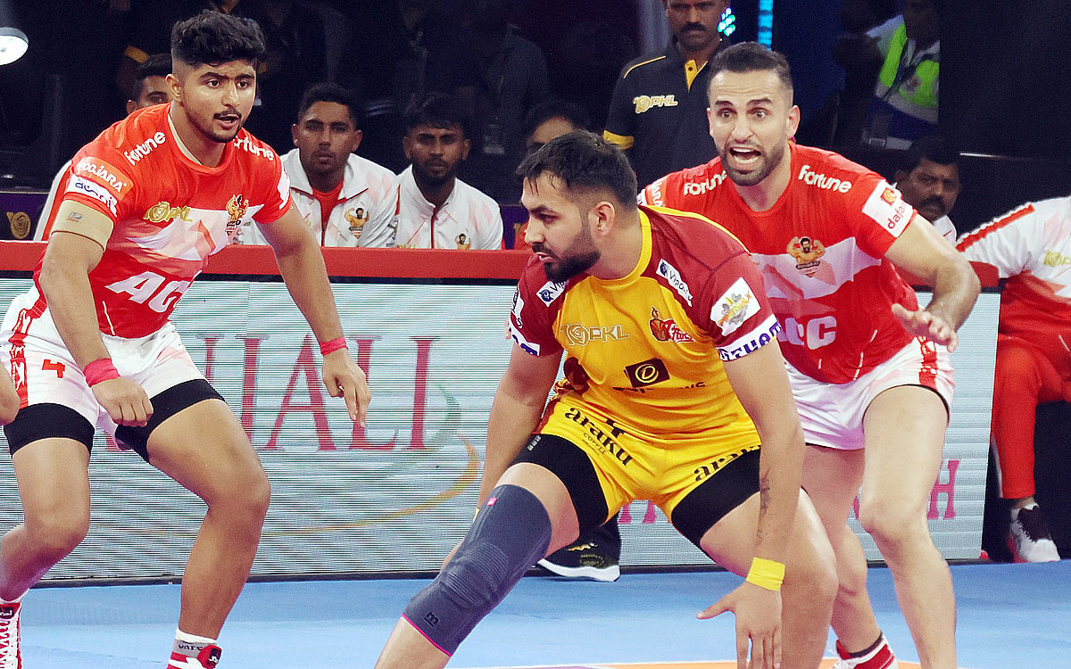 PKL 10: Gujarat Giants Overcome Telugu Titans 38-32 In Season Opener