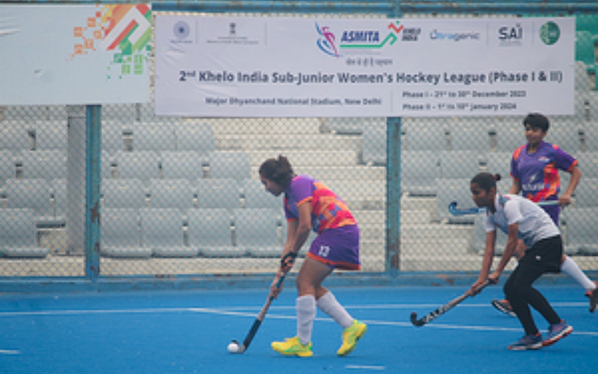 Sub-jr Women s Hockey: Raja Karan And Pritam Siwach Hockey Win Matches