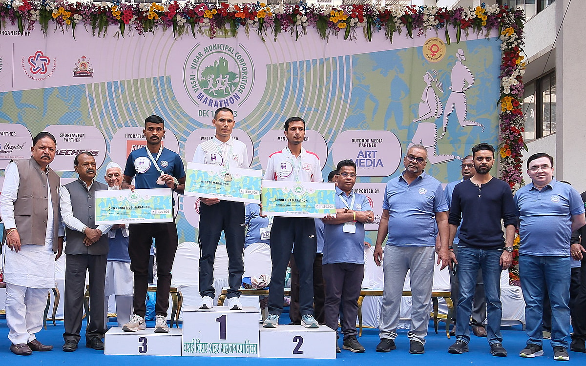 Tirtha Pun Wins Vasai Virar Marathon; Nurhasan, Prajakta Are Half-marathon Champs