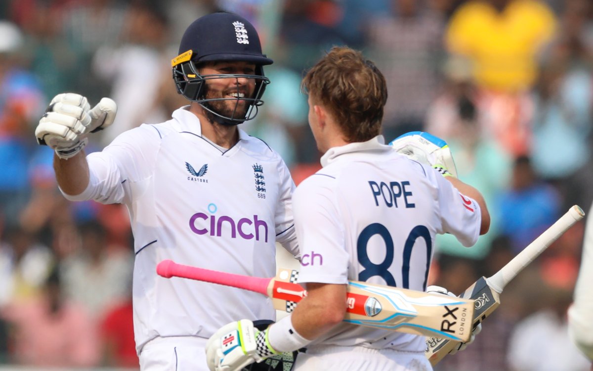 1st Test: Pope s Stunning Unbeaten 148 Pulls England Out Of Trouble; Gives Them 126-run Lead Over India (Ld)