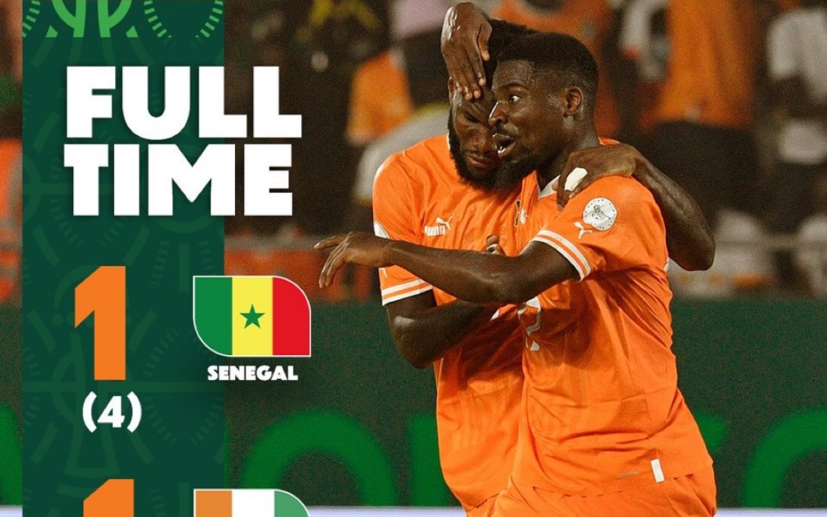 AFCON 2023: Hosts Cote D Ivoire Beat Defending Champions Senegal To Reach Quarters