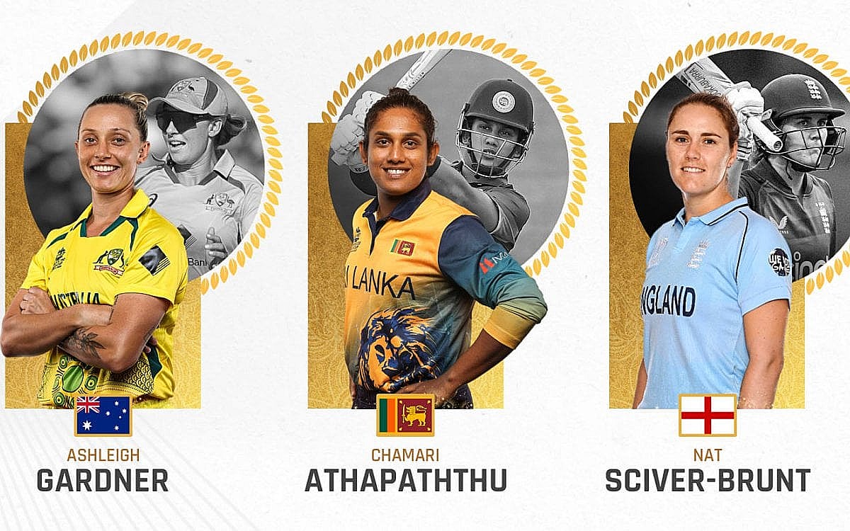 All-rounders Gardner, Sciver-Brunt, Athapaththu and Kerr nominated for ICC Women’s ODI Cricketer of