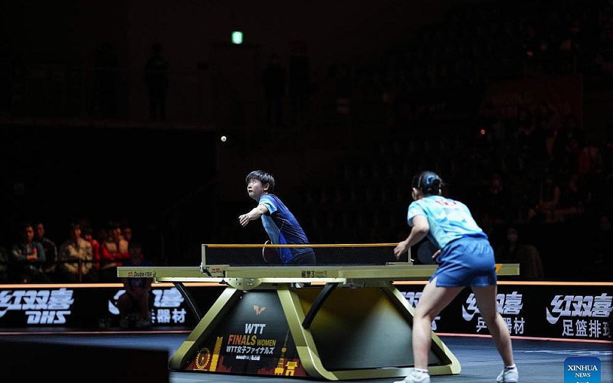 Chinese Paddlers Take 3 Berths In Singles, Doubles Semis At 2023 WTT Men s Finals