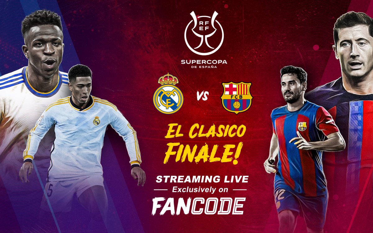 El Clasico Showdown: Barcelona, Real Madrid To Clash In SuperCopa De Espana Final