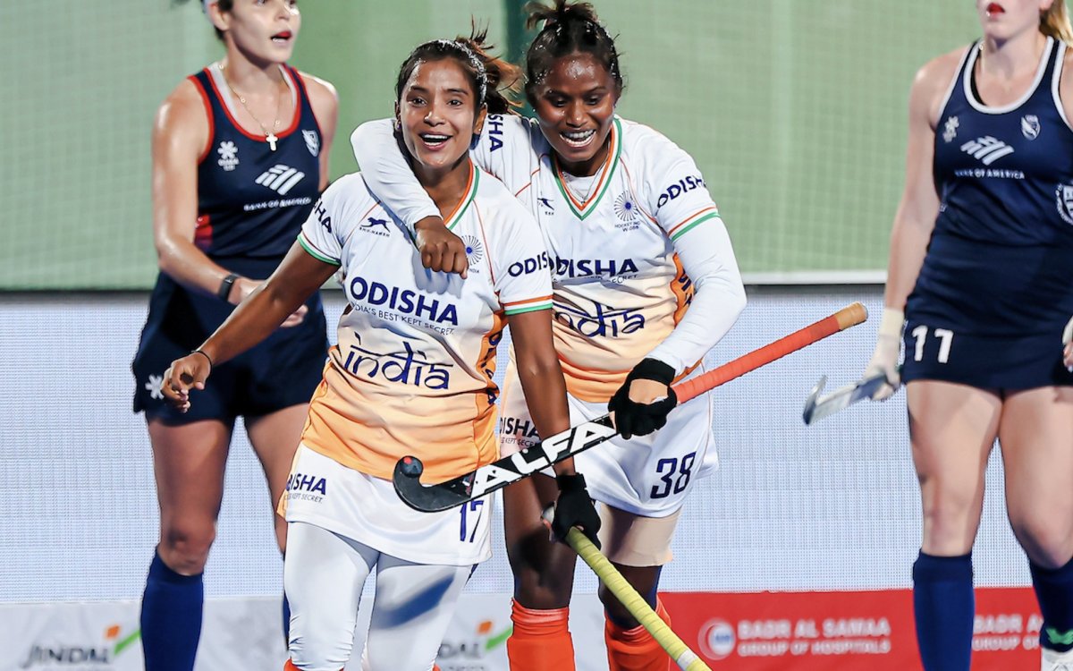 Hockey 5s Women s WC: India Records 7-3 Comeback Win Over USA