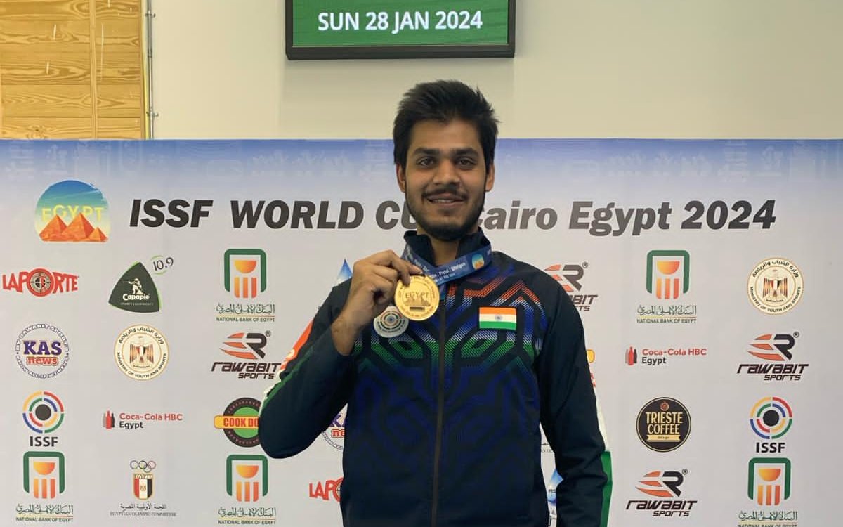 ISSF World Cup: Divyansh Panwar Shoots Down World Record Enroute To Gold In Cairo