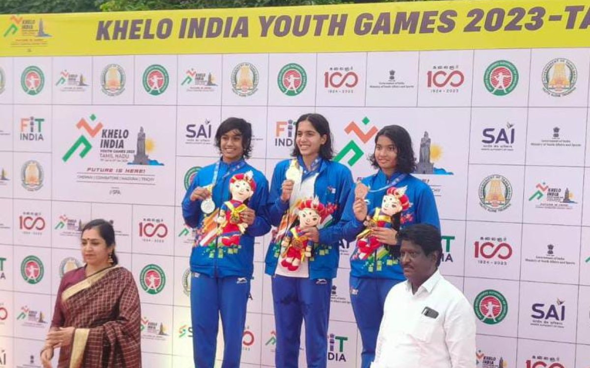 KIYG 2023: Telangana Swimmer Vritti Agarwal Claims Third Gold As Maharashtra Cross 100-medal Mark