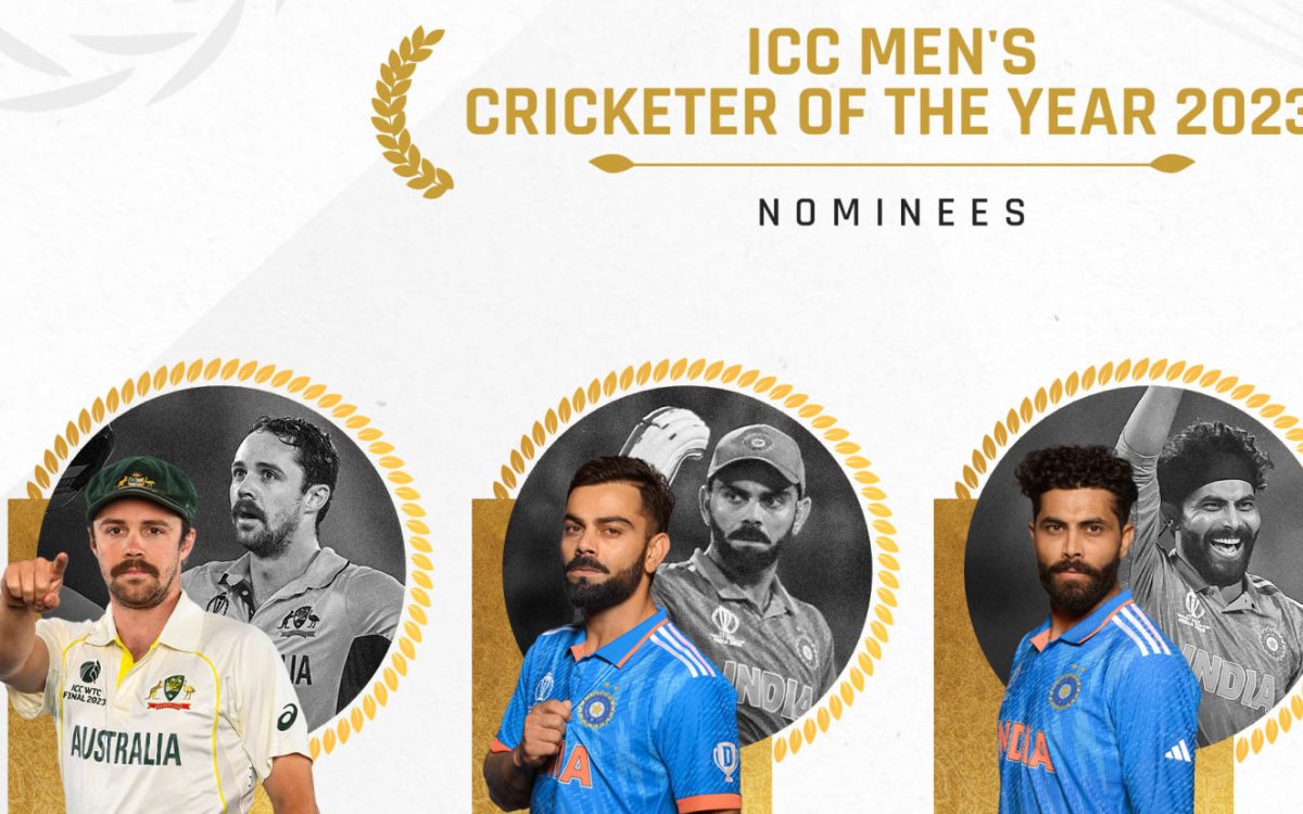 Kohli, Jadeja, Cummins And Head Nominated For ICC Men’s Cricketer Of The Year 2023 Award