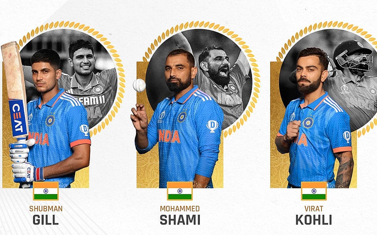 Kohli, Shami, Gill nominated for ICC Men's ODI Cricketer of the Year 2023 award