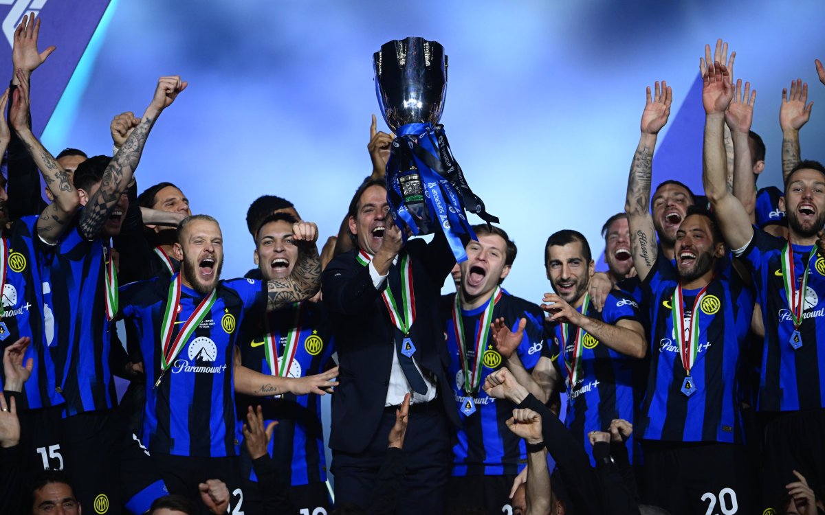 Lautaro's late winner helps Inter clinch third consecutive Supercoppa