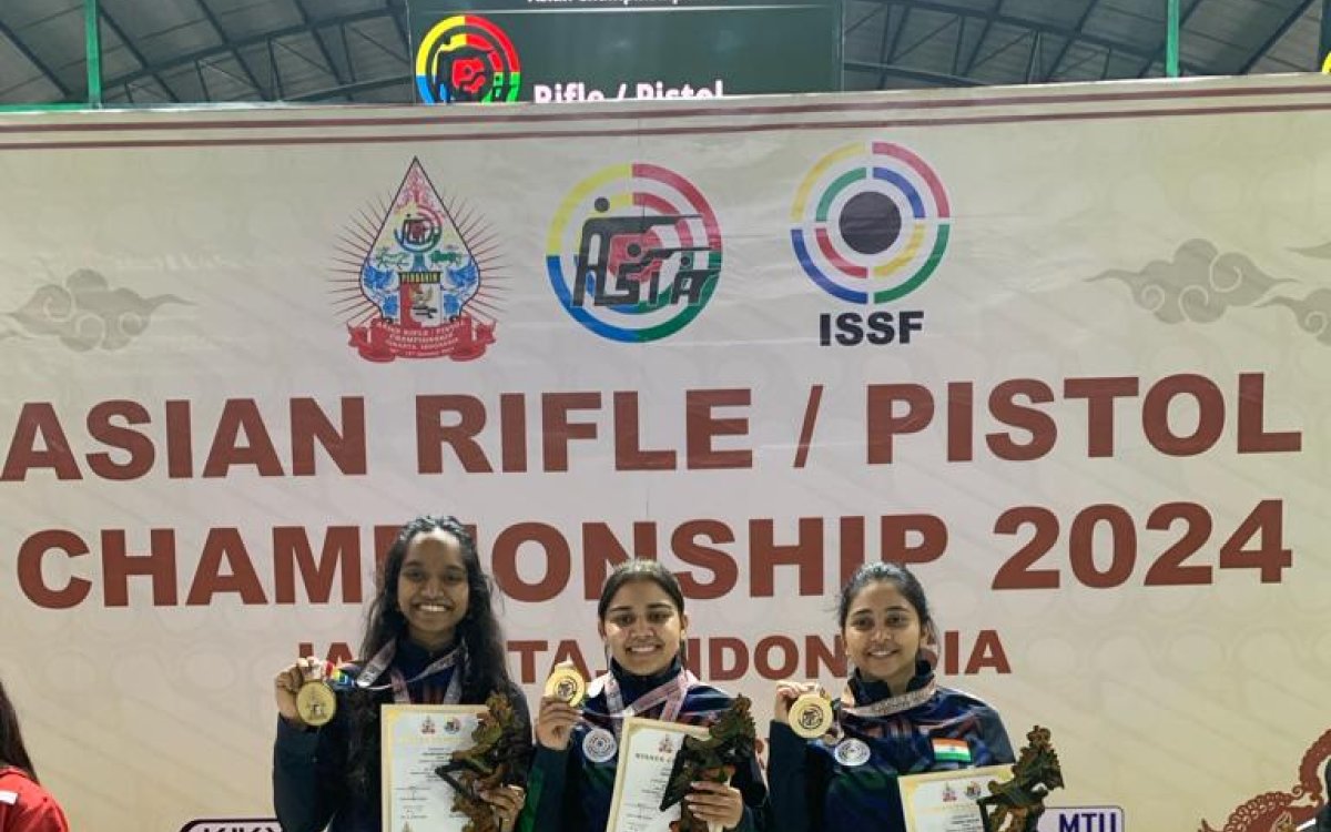 Nancy Blazes To Air Rifle Gold With Record Score