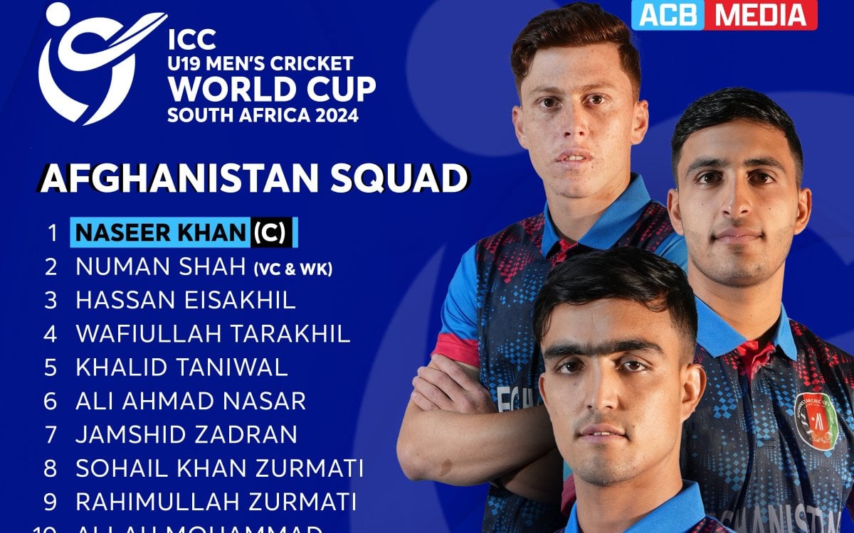 Naseer Khan To Lead Afghanistan 18-member U-19 World Cup Squad