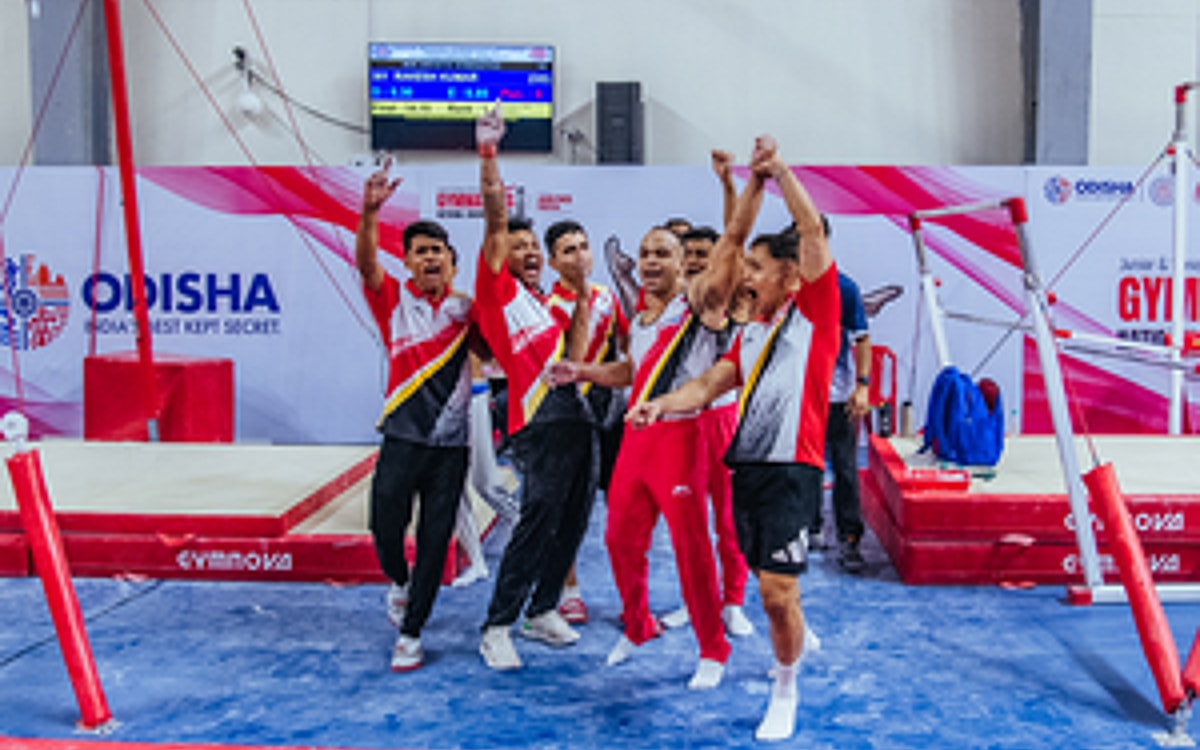 National gymnastics: Railways win men's team gold even as Rakesh Patra tops All-around section