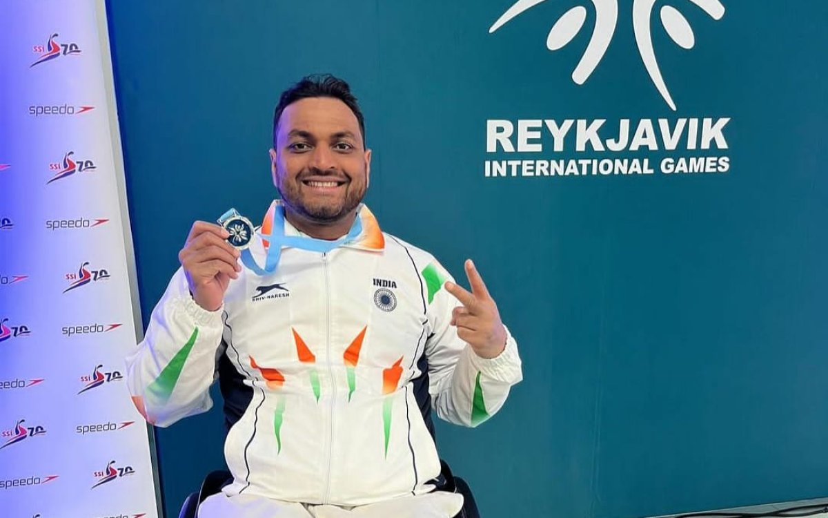 Para Swimmer Shams Aalam Set Two National Records, Wins Six Medals At Reykjavik International Games