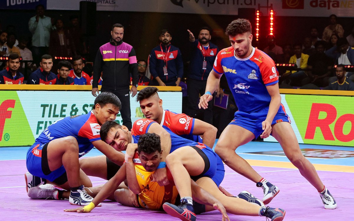 PKL 10: Stellar Defence Helps Haryana Steelers Seal 37-30 Win Over Telugu Titans