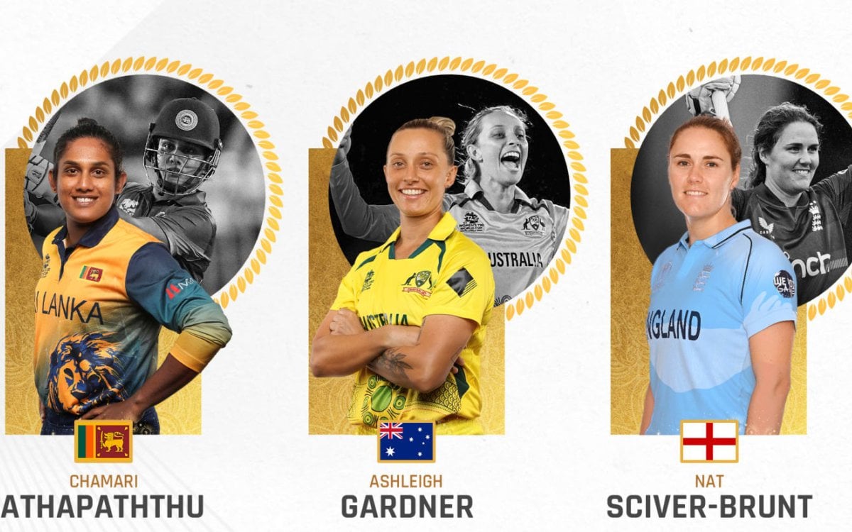 Sciver-Brunt, Athapaththu, Gardner And Mooney Nominated For ICC Women’s Cricketer Of The Year 2023 Award