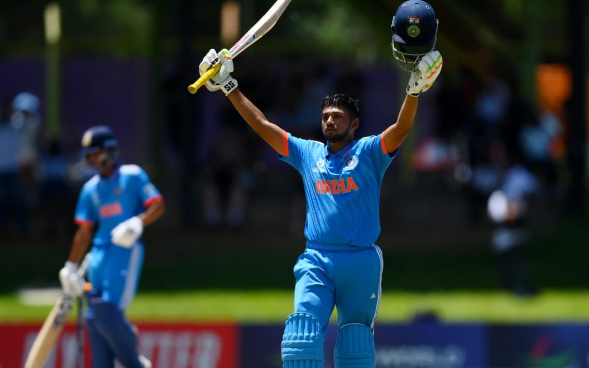 U19 Men s World Cup: Musheer Khan s 131, Pandey s 4-19 Help India Thrash New Zealand By 214 Runs