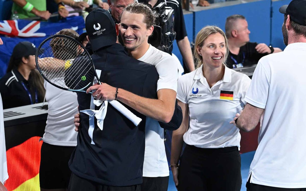 United Cup: Zverev's victory in mixed doubles helps Germany beat Australia in semifinal