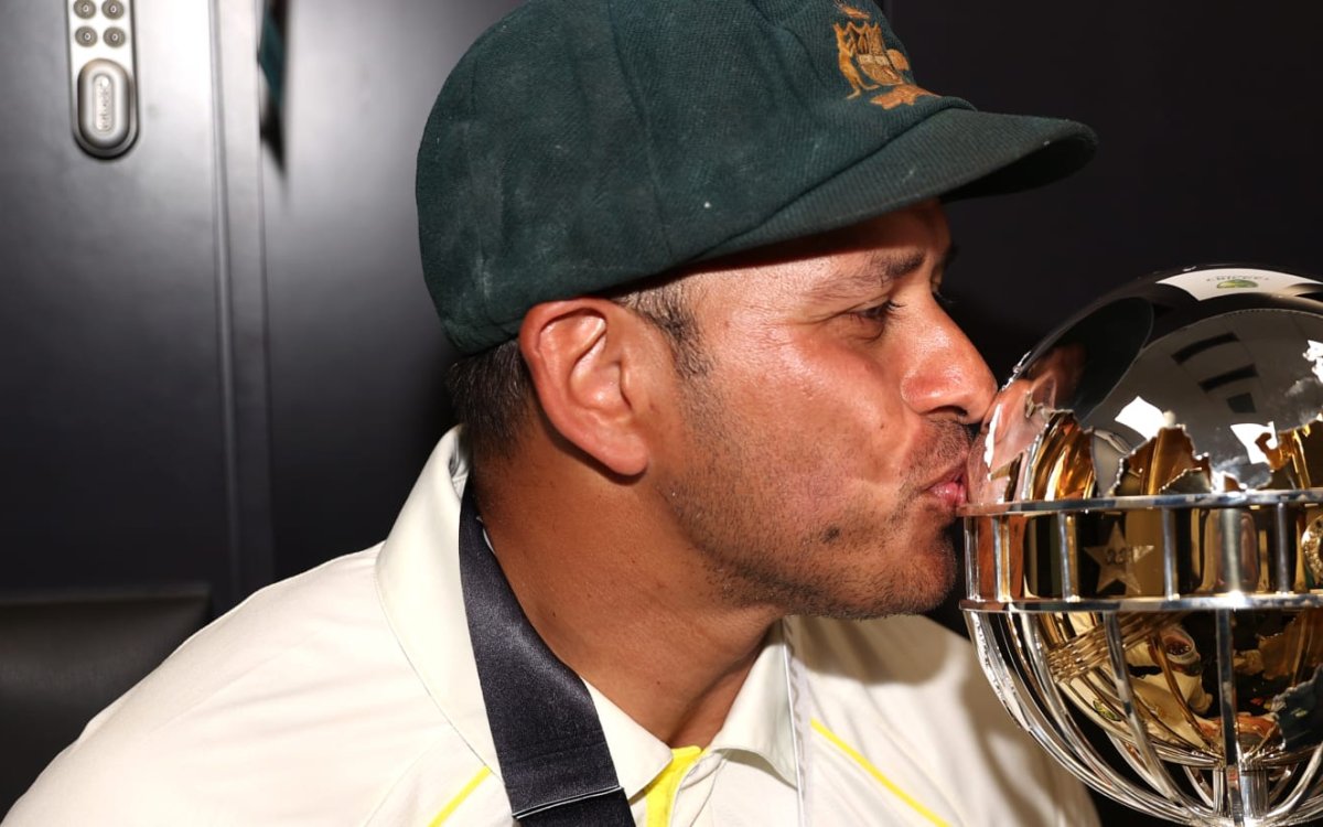 Usman Khawaja Named ICC Men’s Test Cricketer Of The Year 2023