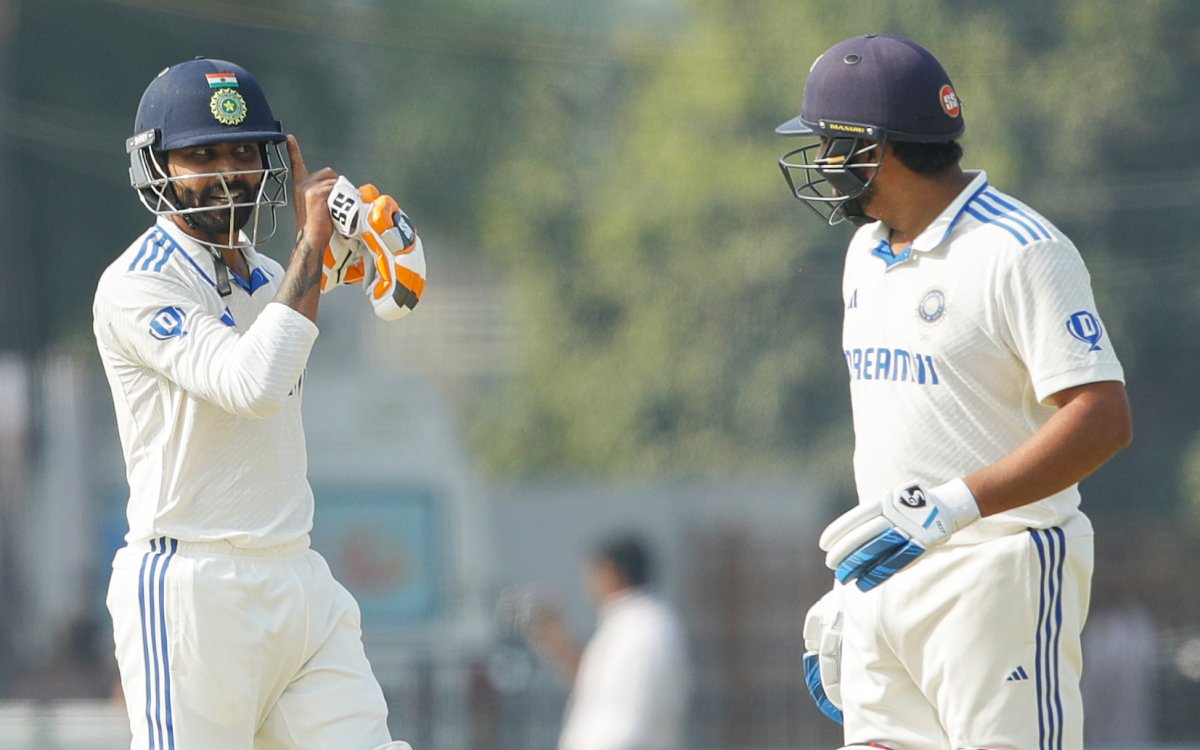 3rd Test: Rohit, Jadeja Centuries; Sarfaraz’s 62 Lead India’s Fightback After Early Trouble