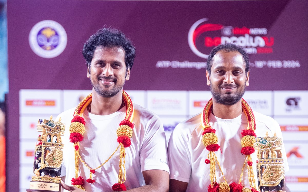 Bengaluru Open: Myneni/Ramkumar clinches doubles title after Nagal crashes out (Ld)