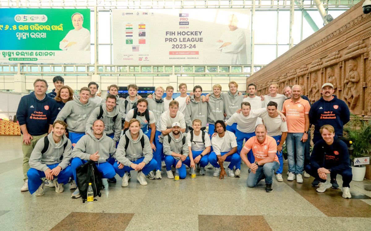 FIH Pro League: Netherlands Men s Hockey Team Arrives In Bhubaneswar