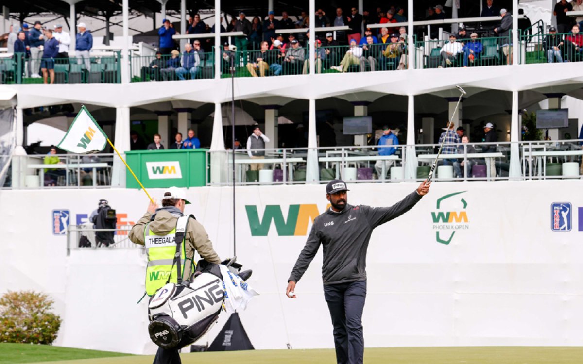 Golf: Indian-American Theegala tops leaderboard on rain-hit day at Phoenix Open