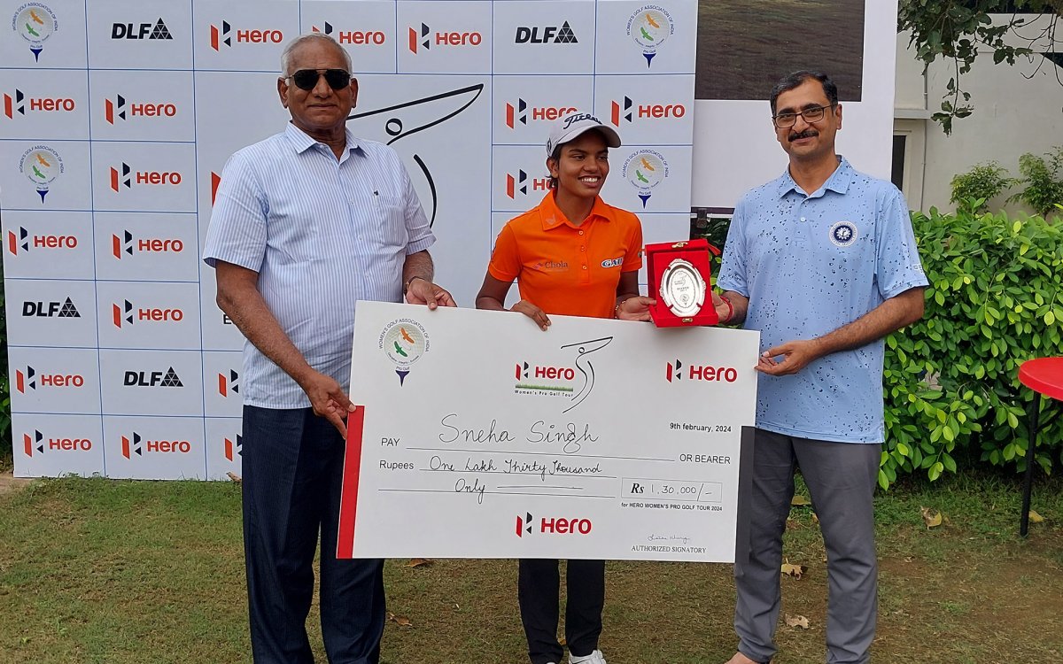 Golf: Sneha Holds Off Hitaashee To Win 4th Leg Of WPGT