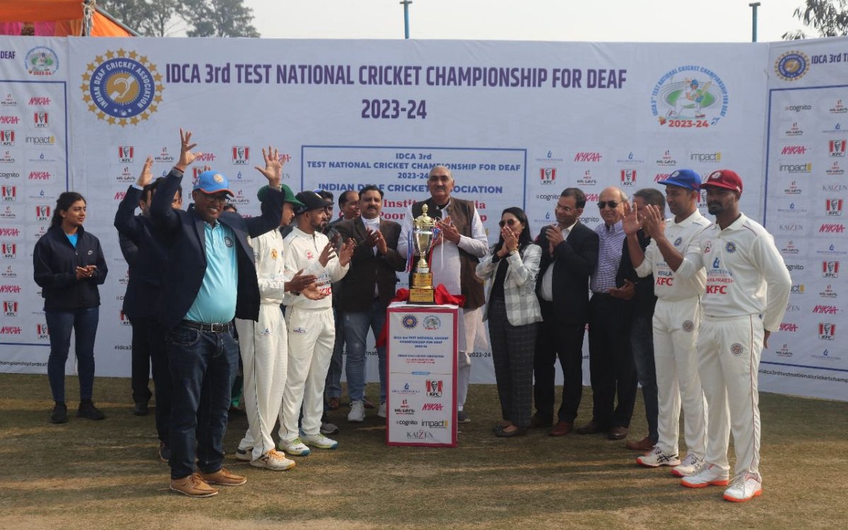 IDCA inaugurates 3rd Test National Cricket C'ship for Deaf 2024