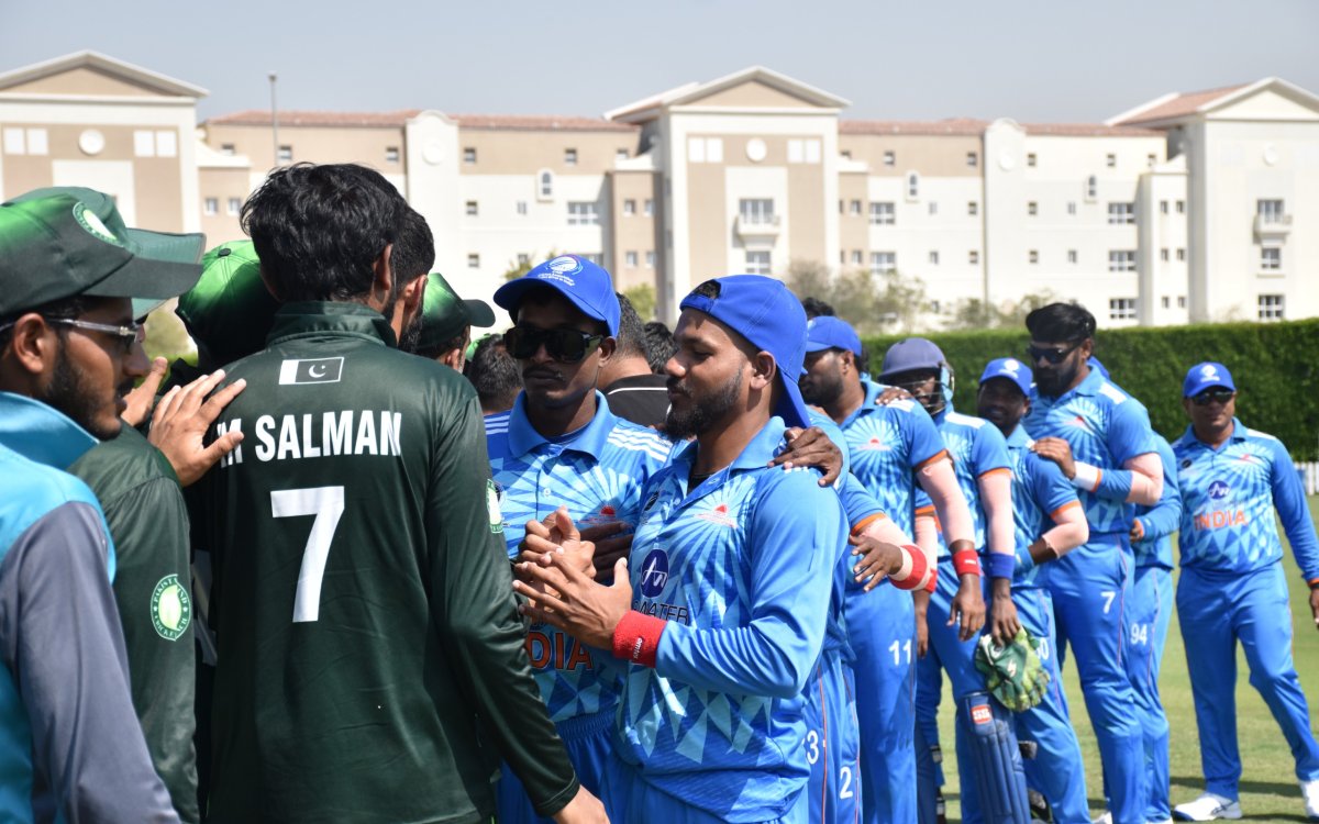 India Defeat Pakistan By 46 Runs In Friendship Cricket Series For The Blind