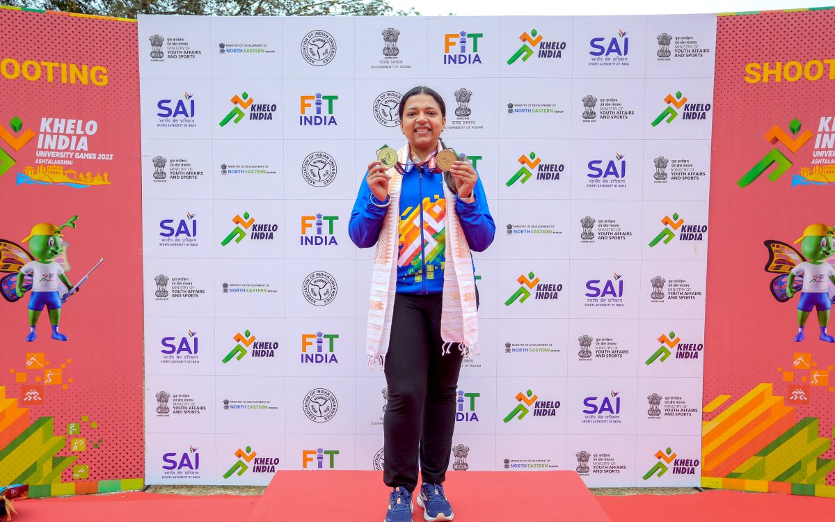 KIUG 2023: Shooter Sift Kaur Samra tests tweaks in her technique in winning bronze