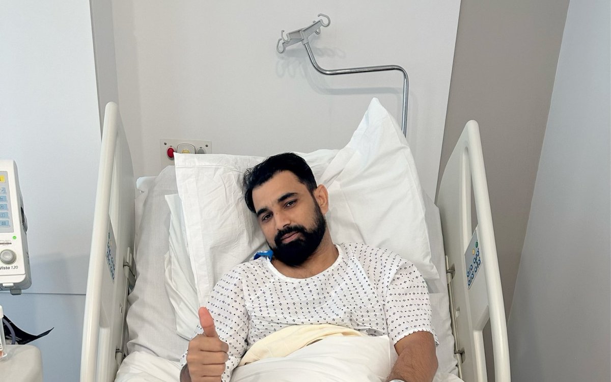 Mohammed Shami undergoes successful heel surgery to repair Achilles tendon in the United Kingdom