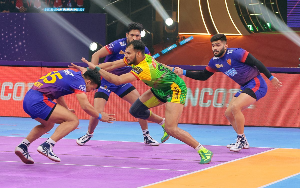 PKL 10: Sachin Leads From Front As Patna Pirates Beat Dabang Delhi In Nail-biting Match