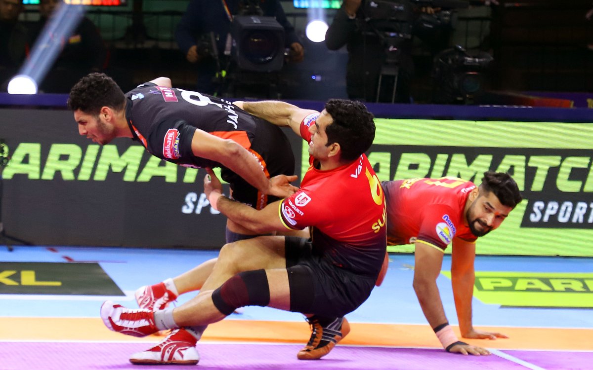 PKL 10: Sushil, Ran Singh Excel As Bengaluru Bulls Prevail Over U Mumba In Tight Clash