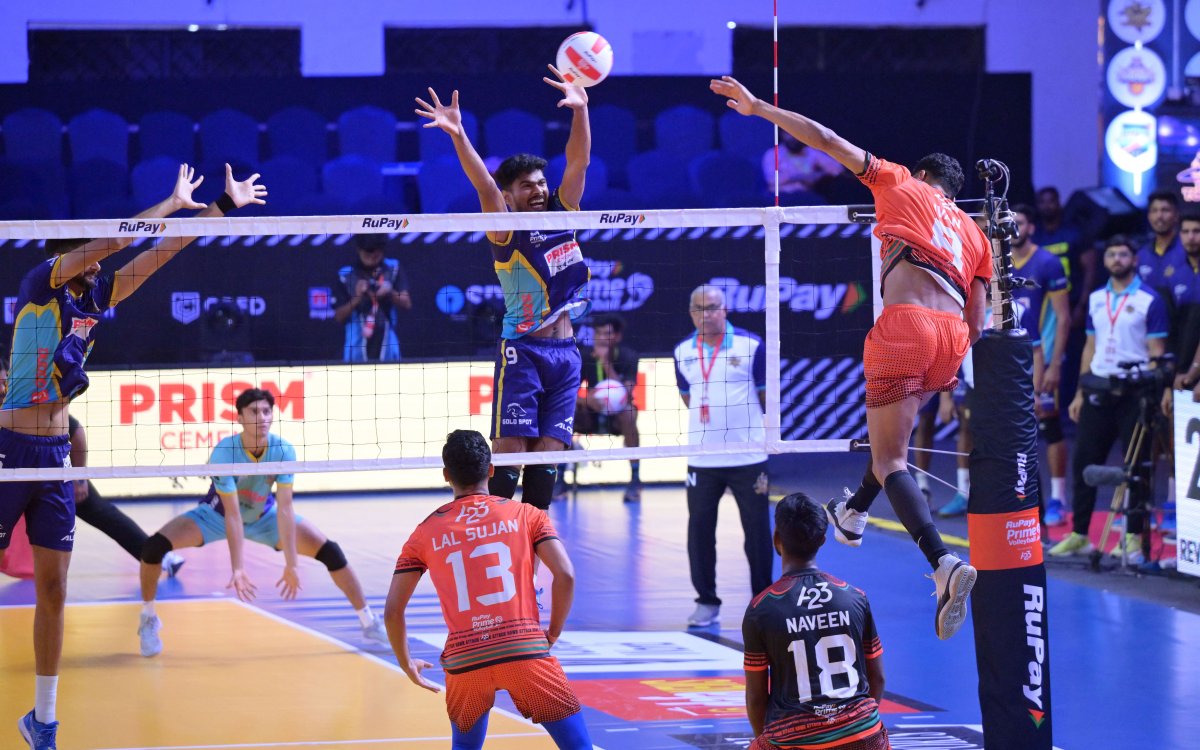 PVL Season 3: Delhi Toofans Win Gritty Battle Against Hyderabad Black Hawks