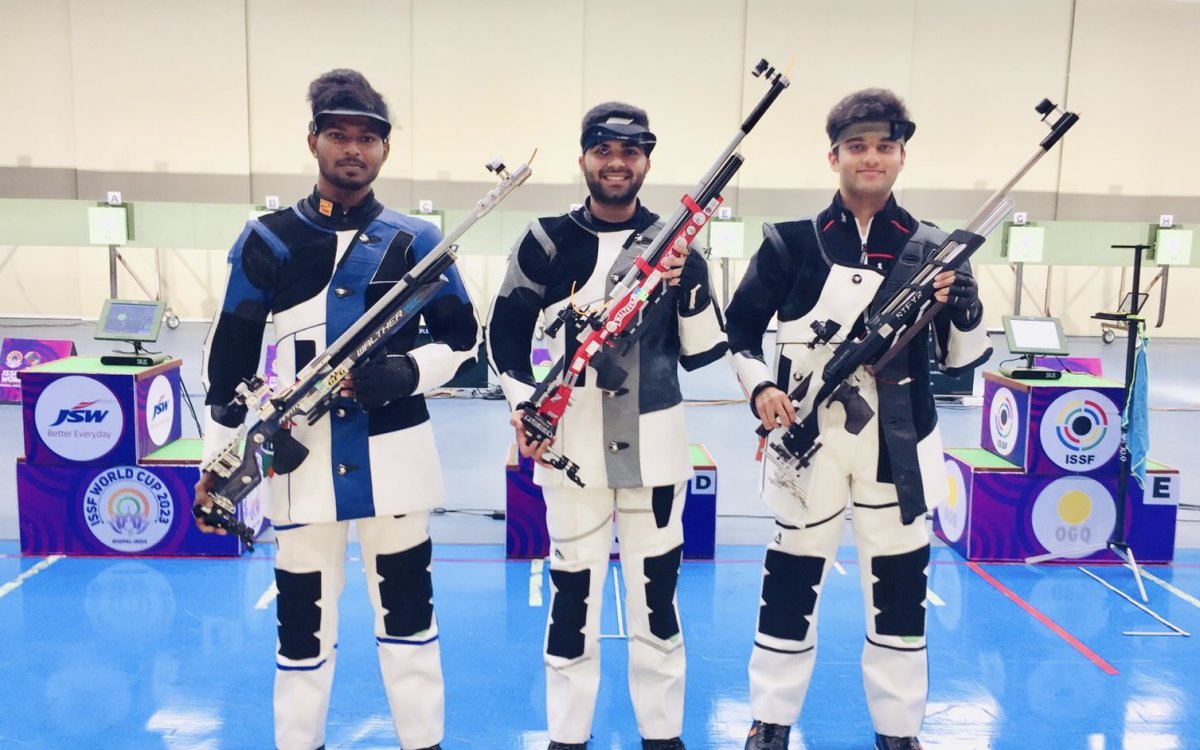 Shooter Arjun Wins Back-to-back Trials, Ashi Beats World Record Score