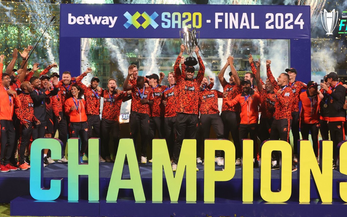 Sunrisers claim back-to-back SA20 titles, thrash DSG in finals